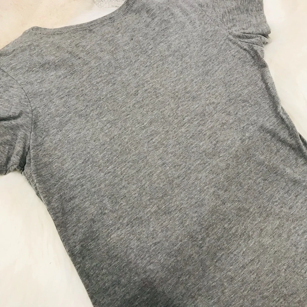 Guess-scoop neck, crystal, tee - Picture 4 of 4